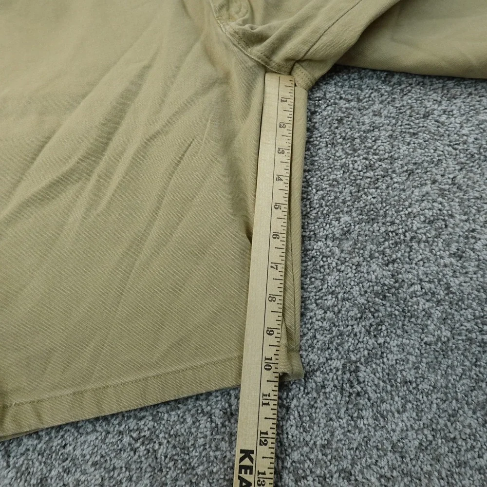 Wrangler Shorts Mens 34 Brown Beige Carpenter Cargo Utility Hammer Loop Stretch